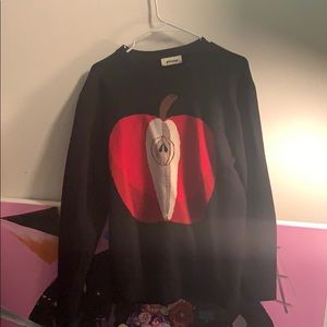 Gift shop red apple sweater